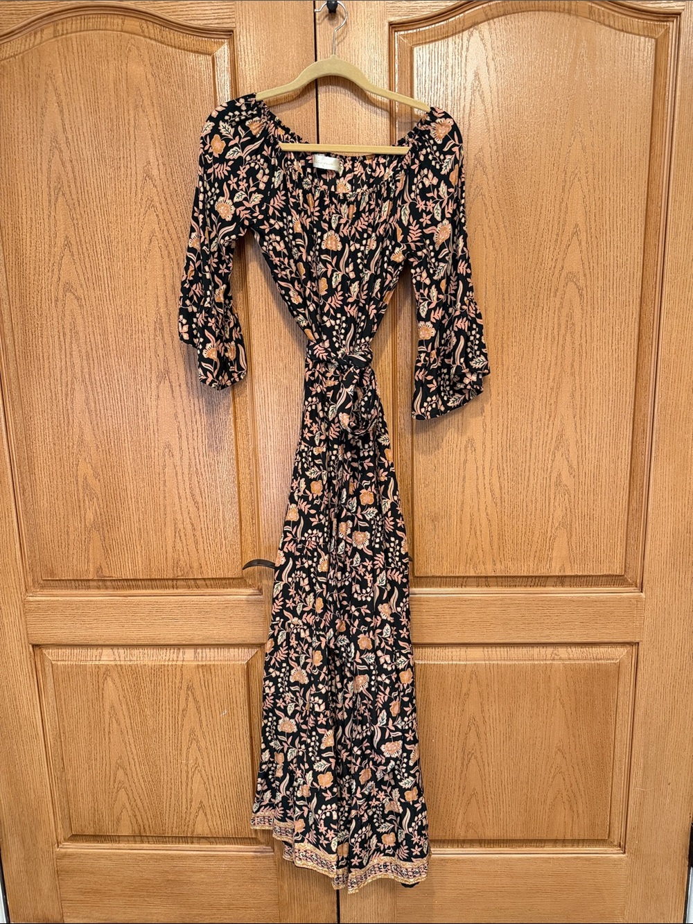 Natalie Martin Silk Maxi Dress
